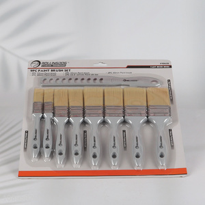 Popular products 9pcs paint brush set for hand tool