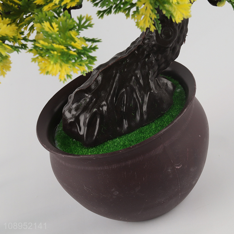 Wholesale Potted Artificial Plants Fake Bonsai Tree for Garden Decor