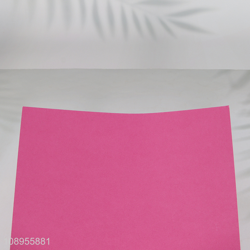 Top quality color paper sheet color cardboard for handicraft