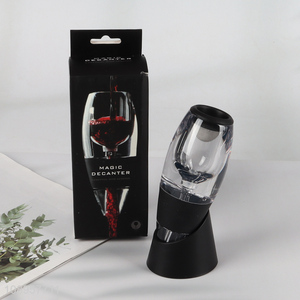 Top sale quick magic red wine decanter wine aerator decanter