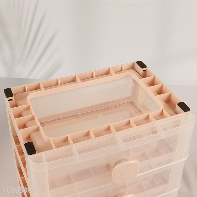 Online wholesale multi-layer home desktop storage box for jewelry