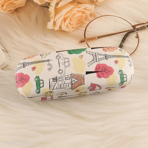 Online Wholesale Portable Hard Shell PU Leather Glasses Case