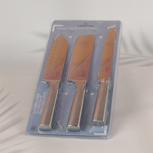 New arrival 3pcs premium knife assortment kitchen knife set