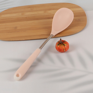 Low price silicone home restaurant kitchen utensils basting spoon