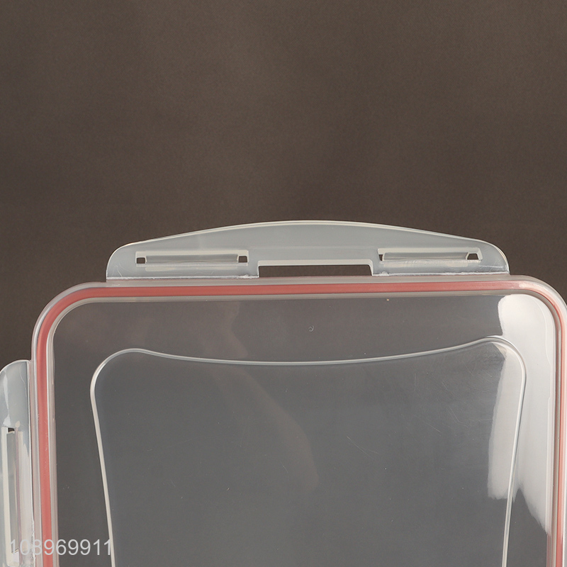 Yiwu market rectangle clear plastic food container storage box