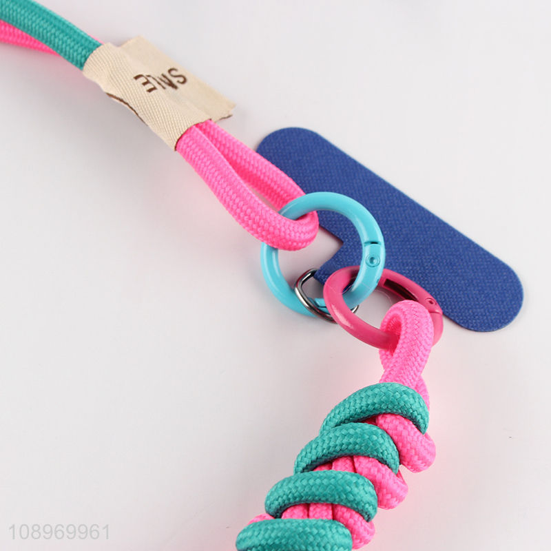 New Product Candy Colored Acrylic Phone Chain Pearl Phone Wrist Strap