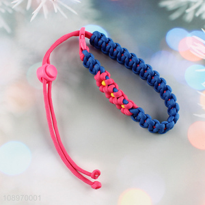 Online Wholesale Adjustable Braided Wrist Lanyard for Water Bottle