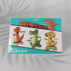 Yiwu market cartoon dinosaur series foil balloon wholesale