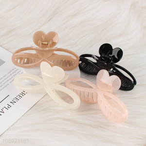 Hot Selling Chic Plastic Hair Claw Clips Unbreakable Hair Clips