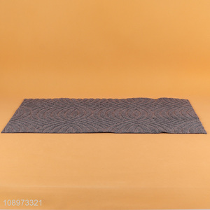 China supplier rectangle embossed door mat floor mat for sale