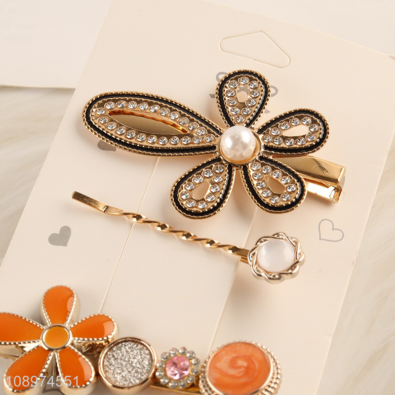 Good Quality 5PCS Trendy Elegant Hair Clips Hair Barrettes