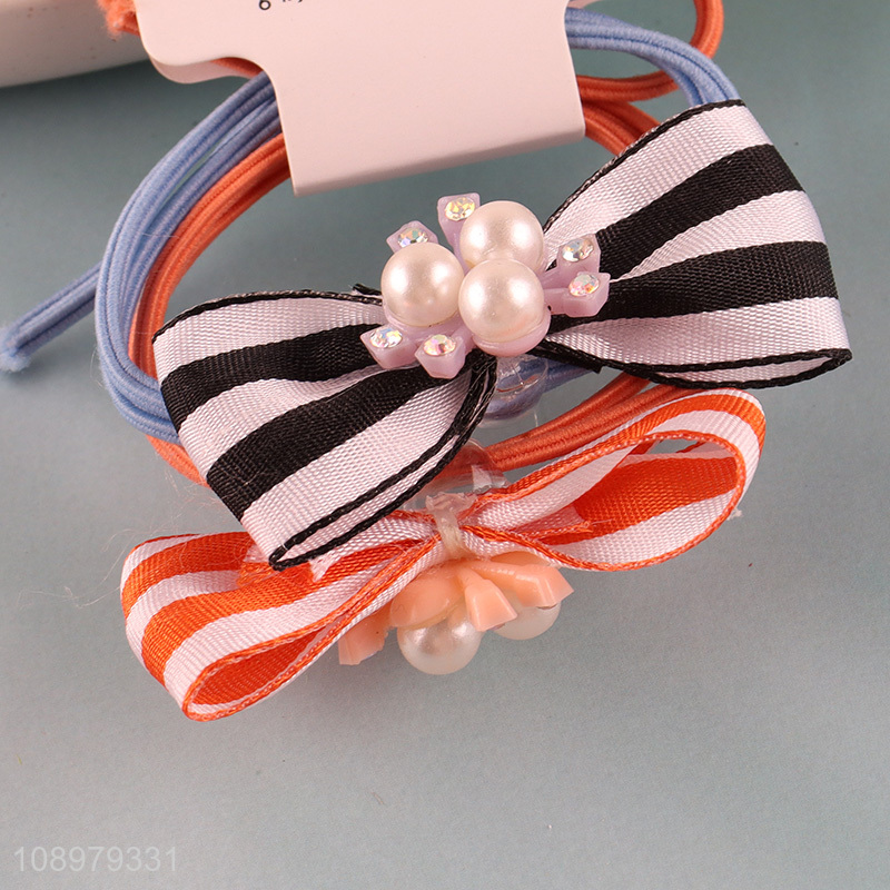 Best selling fashionable girls hair bands hair scrunchies wholesale