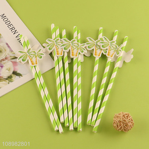 New arrival disposable paper drinking straw juice coffee straw