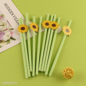 Hot selling disposable paper drinking straw for coffee juice