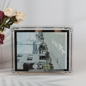 New Product 6X8 Inch High Definition Real Glass Picture Frame Photo Frame