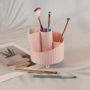 Hot Selling 4 Slots Plastic Makeup Brush Holder Organizer for Vanity