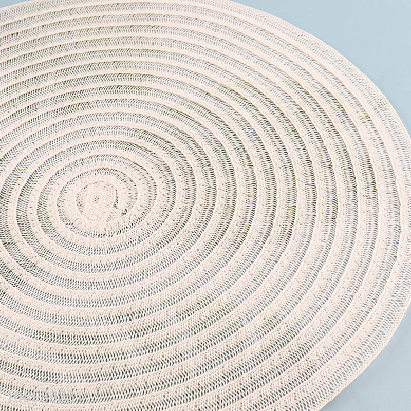 Good quality round non-slip dinner mat place mat for home restaurant