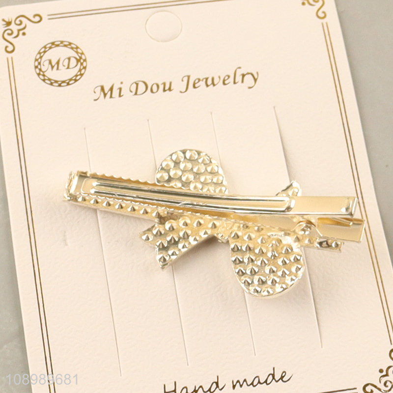 Popular products fashionable diamond-encrusted hairpin girls hair accessories