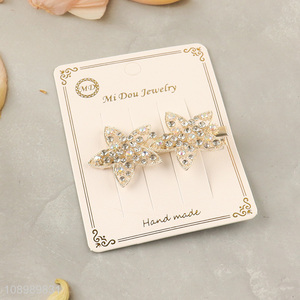 Good quality fashionable women hair accessories diamond-encrusted hairpin