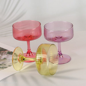 Online Wholesale Colored Glass Cortail Glasses Champagne Glasses Dessert Cup