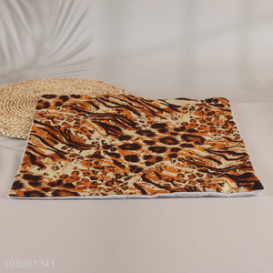 High Quality Leopard Print Throw Pillow Covers for Bed Sofa