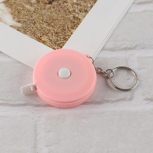 China factory portable mini retractable tape measure keychain for sale