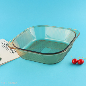 Hot items large capacity glass baking pan baking tray baking dish