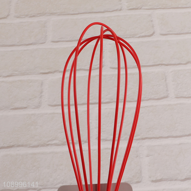 Good Quality Kitchen Cooking Tool Balloon Egg Whisk with Bamboo Handle