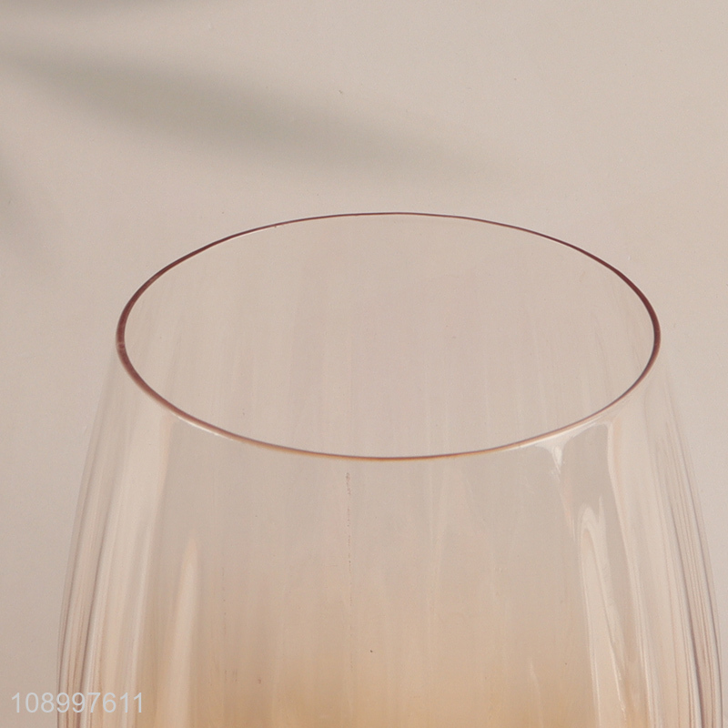 Wholesale Lead Free Glass Cup Stemless Wine Glasses Tumbler for Party