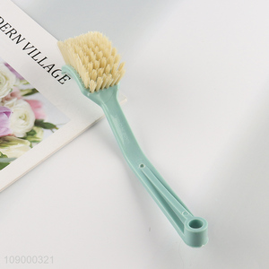 Wholesale Kitchen Scrub Brush Dish Brush with Long Handle for Pots Pans