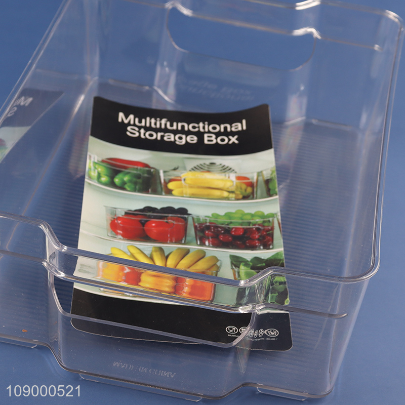 High Quality Plastic Refrigerator Organizer Bins for Fridge Kitchen