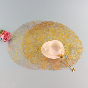 Best selling round home restaurant tabletop decoration place mat dinner mat