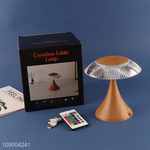 China Imports Crystal Table Lamp USB Rechargeable RGB Remote & Touch Control Bedside Night Light