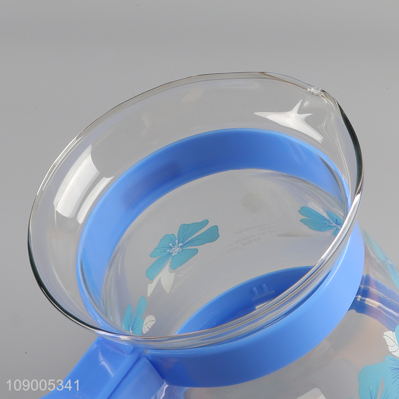 Top selling 1500ml large capacity glass tea pot water pot