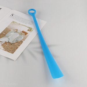 Good Quality Long Handle Plastic Shoe Horn for for Elder People