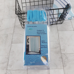 Factory Price 71X71 Inch Plastic Shower Curtain Waterproof Bath Curtain