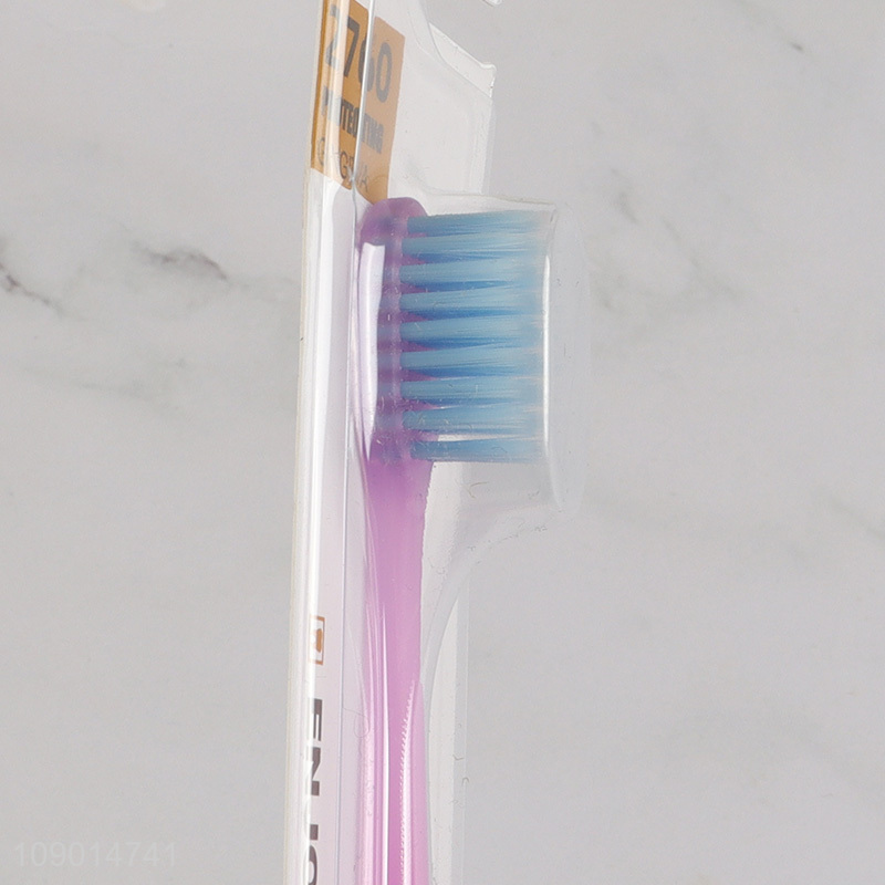 Factory direct sale multicolor soft bristle sensitive teeth toothbrush for oral care