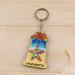 New Arrival Keychain Lanzarote Souvenir Key Chain Souvenir Key Ring