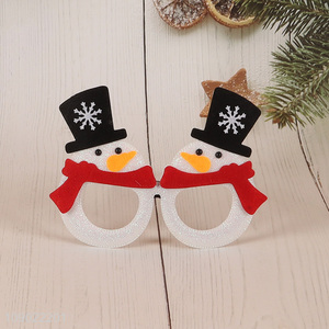 Top selling snowman shape Christmas party supplies glasses wholesale