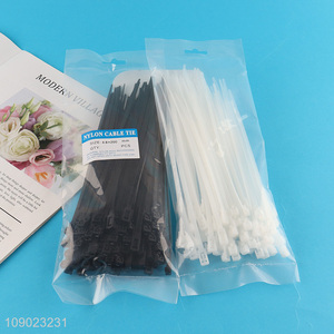 Factory Price 4.8*200mm Nylon Cable Ties for Home, Office & Garden