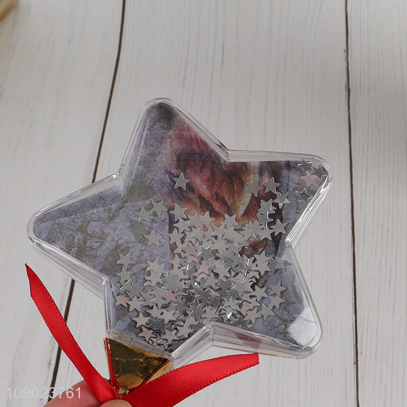 Good selling star shape photo frame hanging ornaments Christmas ornaments decoration