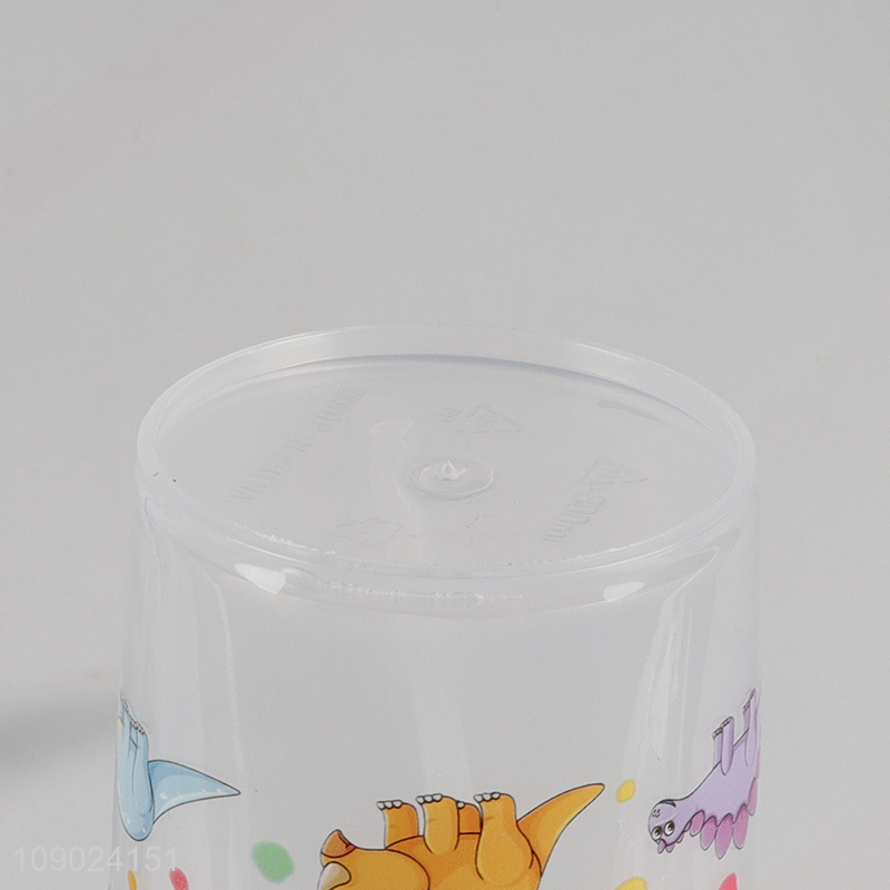 China supplier 2pcs cartoon plastic water cup lunch box set for children