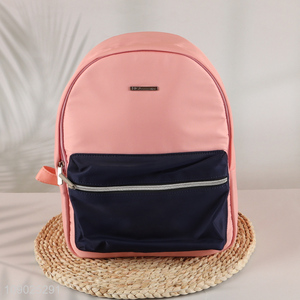 Most popular lightweight polyester girls causal backpack for daily use