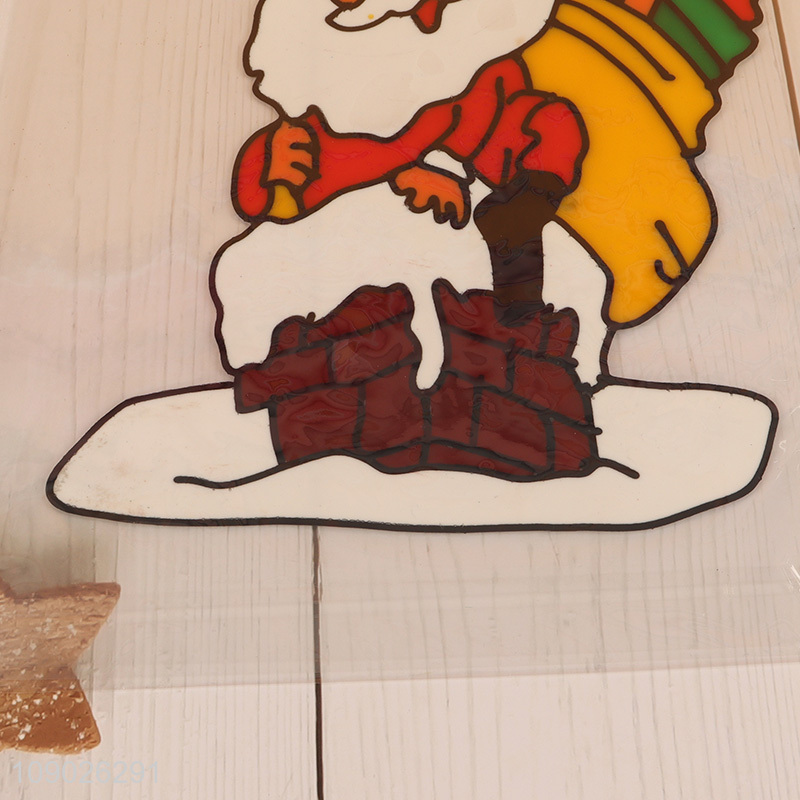 New Product PVC Christmas Window Clings for Window & Glass Decoration