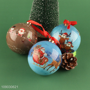 Good sale round Christmas tree hanging ornaments Christmas ball for decoration