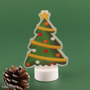 Good quality Christmas tree shape Christmas desktop ornaments lights for decoration