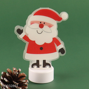 Popular products Santa Claus shape desktop Christmas ornaments lights for sale