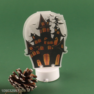 Factory price Halloween decoration castle shape desktop ornaments lights for sale