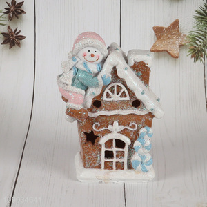 Wholesale Christmas House Figurines Christmas Resin Crafts for Indoor Outdoor Decor