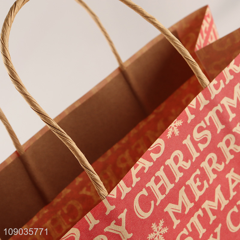 Good quality Christmas gifts packaging bag paper bag tote bag for sale